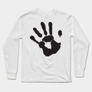 hand silhouette Long Sleeve T-Shirt